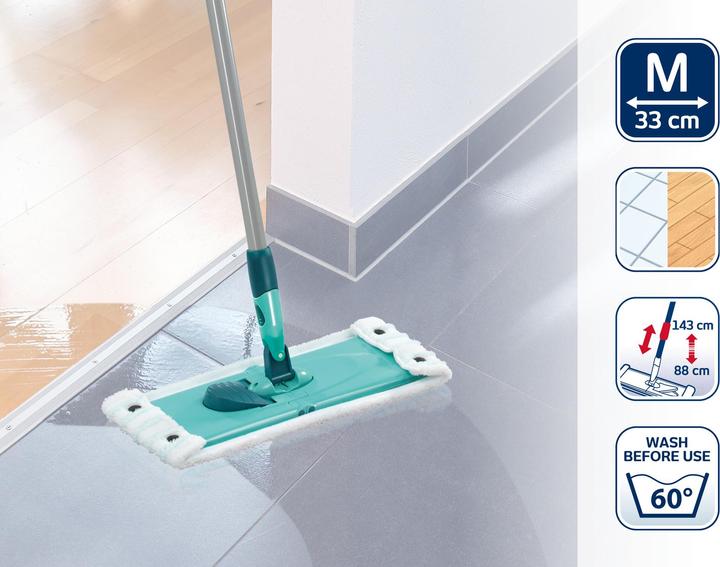 Produktbild Leifheit Bodenwischer Combi M micro duo Telescope (1 Stk.)