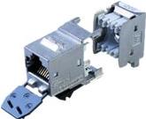 AMP CommScope/ Netconn -Twist-6AS SL Jack mit Staubschutz 0-17
