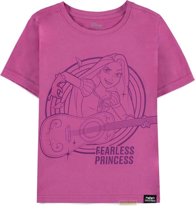 Difuzed Disney Fearless Princess (Kids) - Rapunzel Girls Short Sleeved T-shirt - 122/128 (122)