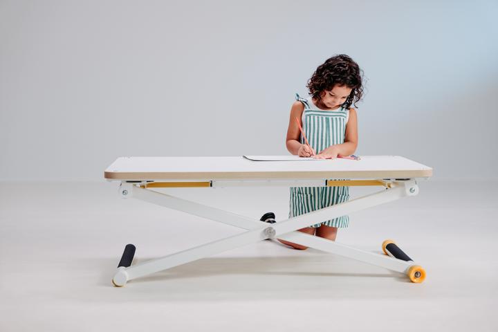 Image du produit PopTop La scrivania per bambini regolabile in altezza (115 x 65 x 86 cm)