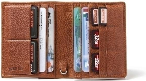 Immagine prodotto Barber Shop Custodia per carte, pelle marrone granulata