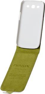 Immagine prodotto Nevox Custodia RELINO per Samsung Galaxy S3 i9300 i9305 Flip case, bianco-verde, Blister (Samsung Galaxy S3)