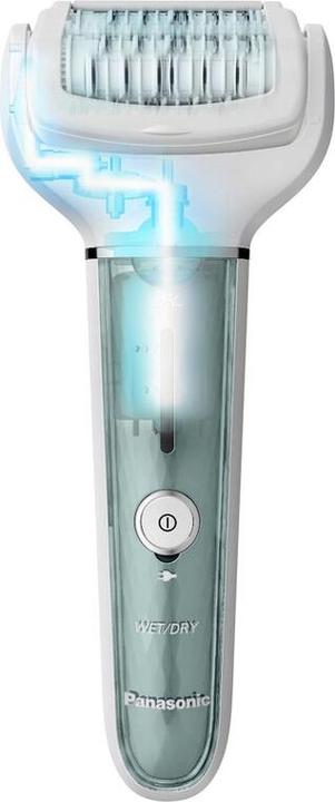 Produktbild Panasonic Epilator ES-EL8C-G503 Operating time (max) 30 min, Number of power levels 3, Wet & Dry, Baltas/Sidab
