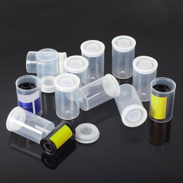 Produktbild Werkstein 20er Set Filmdosen Wasserdicht für Fotofilme/Kleinteile Transparent