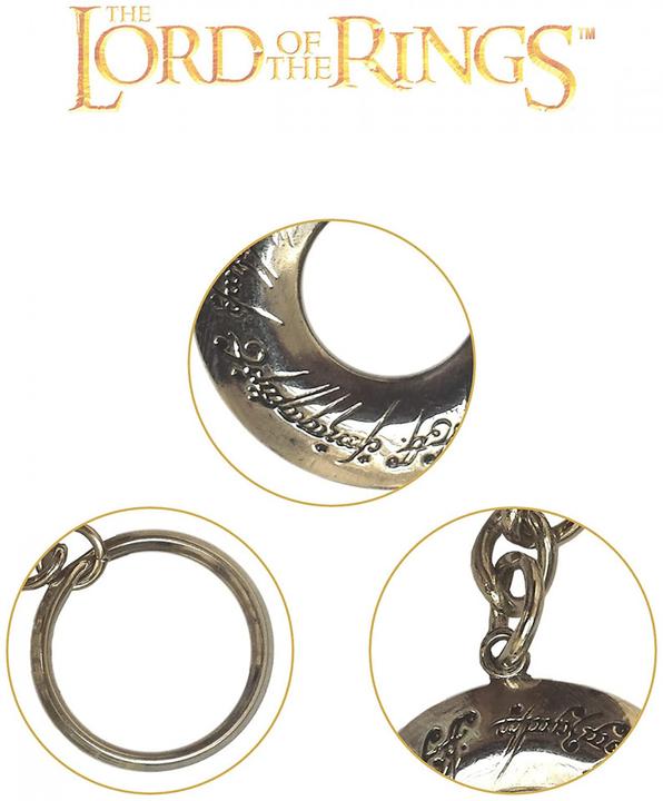 Actual product image Noble Collection Lord of the Rings Metal Elvish Script