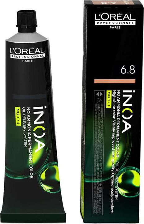 Produktbild L'Oréal Professionnel Inoa Color 6.8 Dunkelblond Mokka 60g Loreal (6.8)