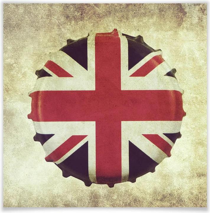 Produktbild Trenddeko Britischer Kronkorken (30 x 30 cm)