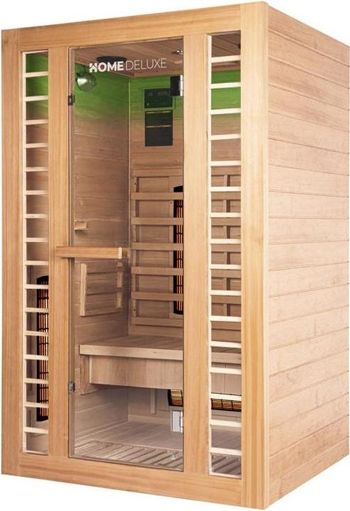 Produktbild Home Deluxe Infrarotkabine IKENNA DELUXE M - 5 Hochleistungs-Vollspektrumstrahler - 120x105cm für 2 Personen