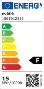 Energie-Label Nobile NOBI LED-Deckenleuchte (1700 lm)