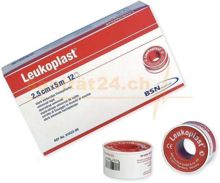 Produktbild BSN Leukoplast® Fixierpflaster 5 m x 1.25 cm / 24 Stück (24 x)
