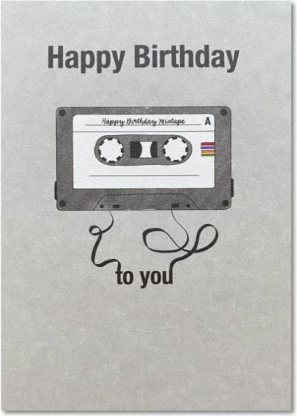 Image du produit Keitcards Carte postale Joyeux anniversaire à vous