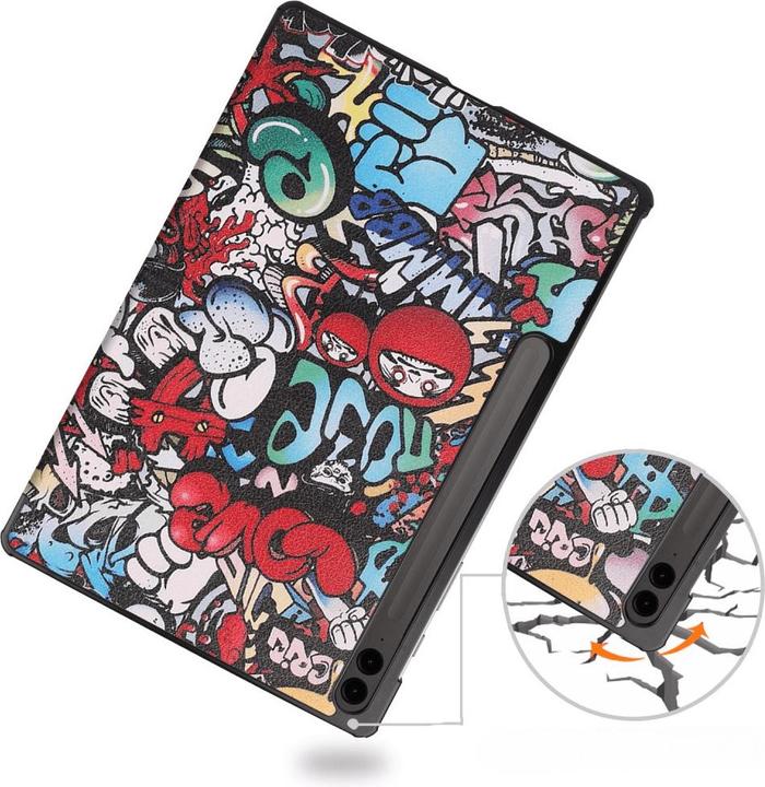 Produktbild Cover-Discount Galaxy Tab S9 FE+ - Tri-fold Smart Case Comics (Galaxy Tab S9 FE+)