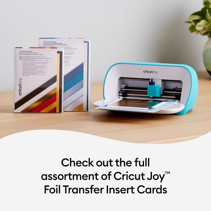 Actual product image Cricut Blank Card Joy 10.8 x 14 cm Transfer, Teal/Blue, 8 pieces (8 pcs.)