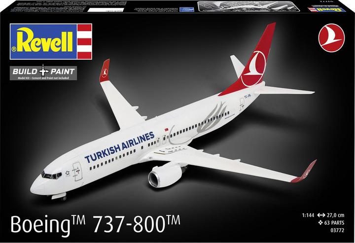 Actual product image Revell Boeing 737-800 Turkish Airlines