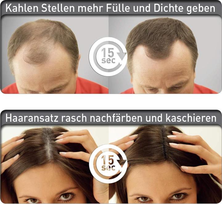 Produktbild Cover hair Streuhaar Starter-Set mit Fixierspray (Dunkelbraun)