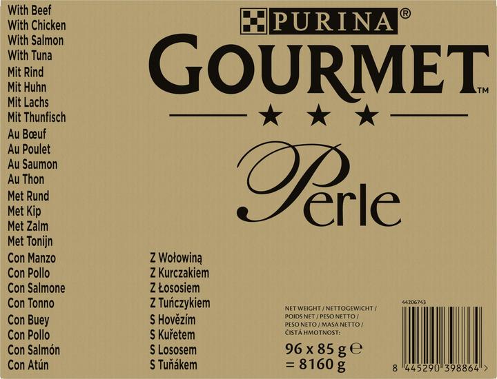 Gourmet Meat and fish in sauce (Adult, 96 pcs., 8160 g)