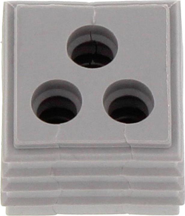 Image du produit Conta-Clip KDS-DE 3X5-6 GR Élément d'étanchéité Élastomère thermoplastique Gris 10 (Gaines pour câbles, 2.03 cm)