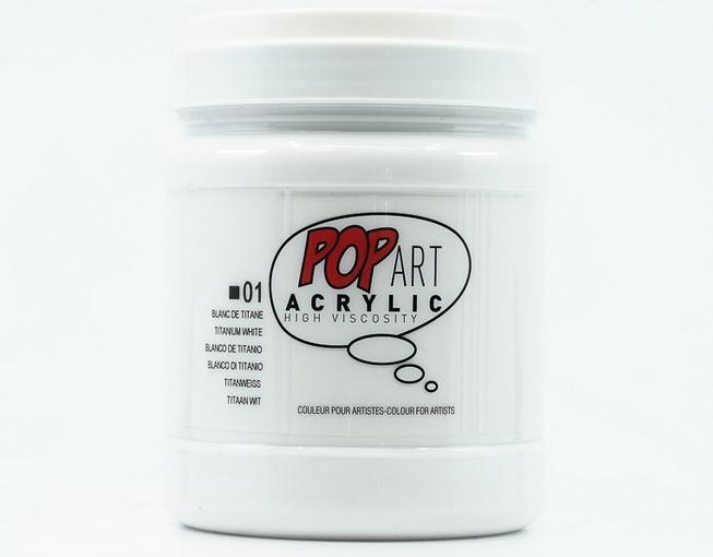 Produktbild Pebeo Pop Art Acrylics Studienfarben (Titanweiss, 700 ml)