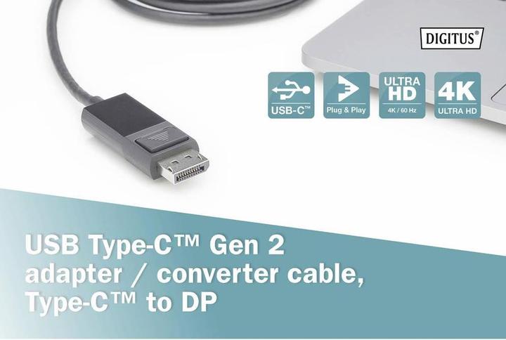Image du produit Digitus USB Typ C — HDMI (Typ A) (2 m, HDMI)