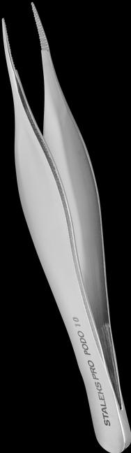 Actual product image Staleks Professional podiatric tweezers PODO 10 (Splinter Tweezers)