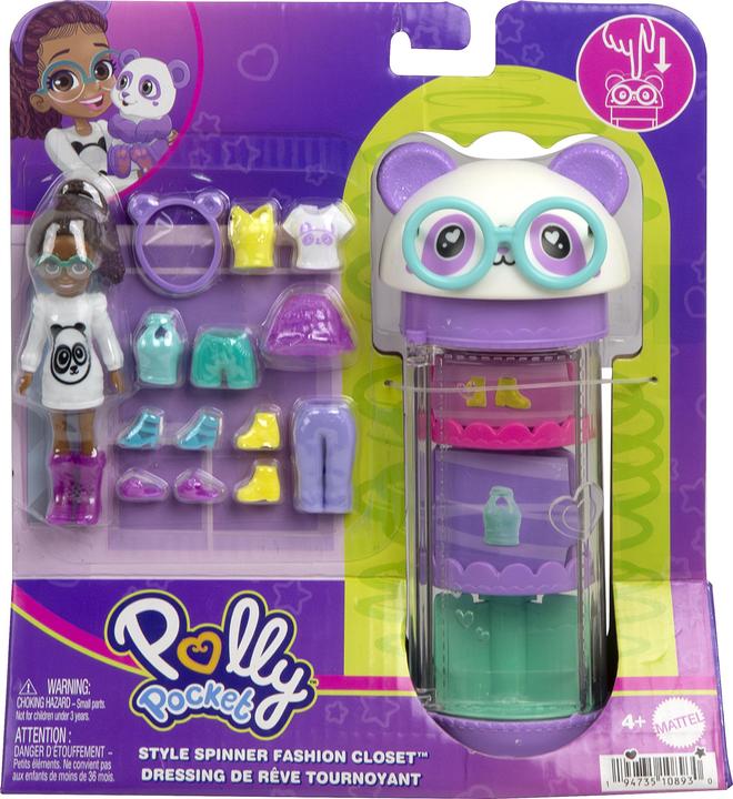 Produktbild Polly Pocket mados priedų ir spintos rinkinys