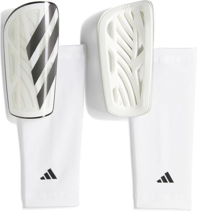 adidas Unisex TIRO SHINGUARD League, White/Black/Silver Metallic, XL (XL)