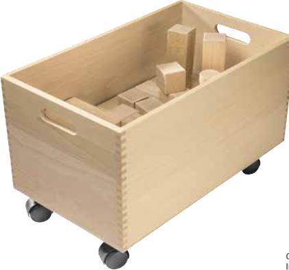 Produktbild Bruderhaus Diakonie Container natur 126 teilig mit blauem Deckel