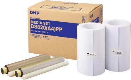 Immagine prodotto DNP DS 820 PP Media Kit A 4 2x 110 Stampe (110 x, A4)