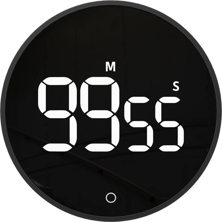 Produktbild Dayhome Digitaler Timer/Stoppuhr YT6712-SW, mit Magnet, schwarz