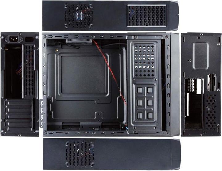 Produktbild Chieftec UE-02B Computergehäuse - Computergehäuse (Mini-Tower, PC, Metall, Micro-ATX, Schwarz) (mATX, Mini-ITX)