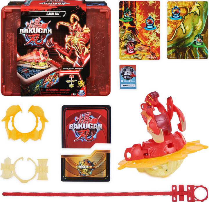 Immagine prodotto Spin Master Bakugan Baku-tin con attacco speciale Mantid