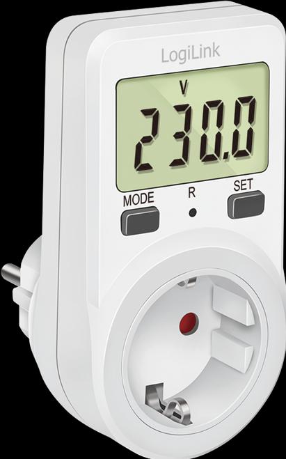 Actual product image LogiLink Energy cost meter, white