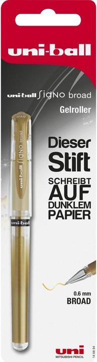 Faber-Castell Faber.C.Gelroller UB Signo UM-153 1,0mm gold BK (Gold, 1 x)