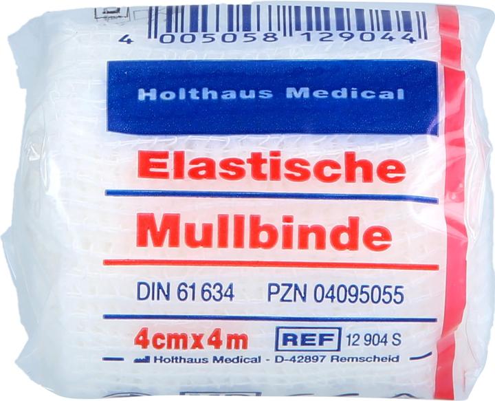 Actual product image Holthaus ELAST MULLBINDE 4MX4CM, 1 pc BIN