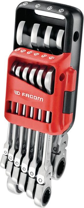 Actual product image Facom Ratchet Ring Spanner Set (8 mm, 10 mm, 11 mm)