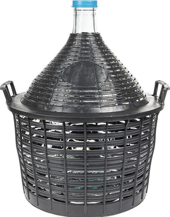 Image du produit Browin Demijohn Pour Le Vin Dans Un Panier En Plastique 20 L