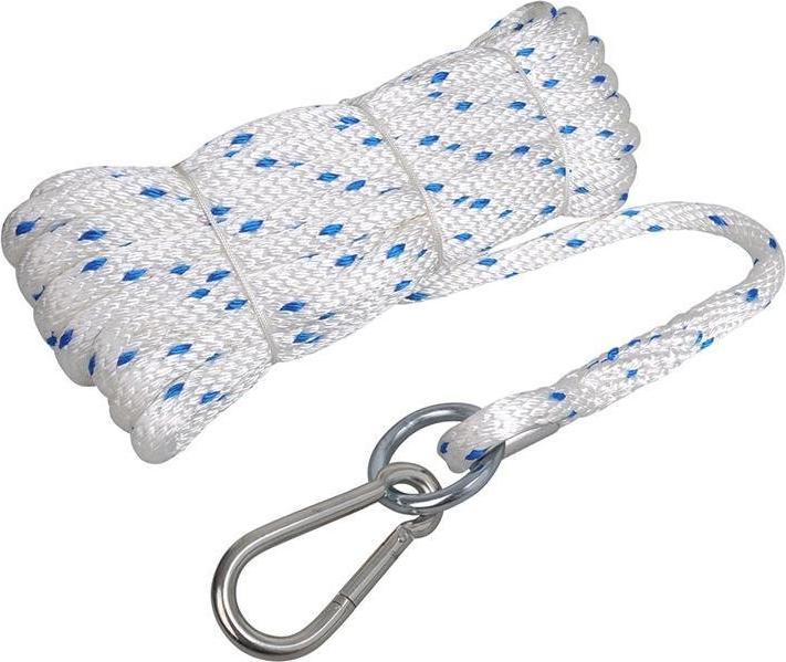 Image du produit ProPlus Câble d'ascenseur de chantier avec anneau et mousqueton (10 m)