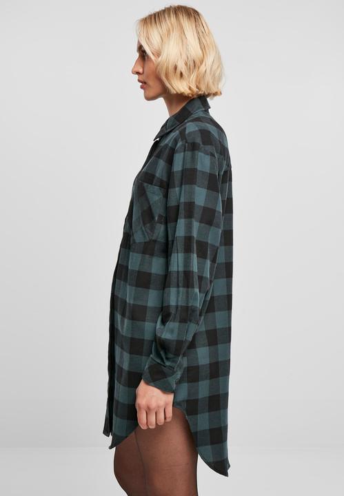 Produktbild Urban Classics Ladies Oversized Check Flannel Shirt Dress (XS)