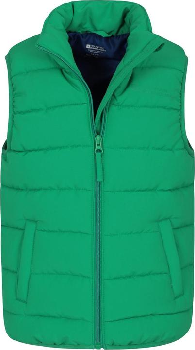 Actual product image Mountain Warehouse Childrens/Kids Rocko Plain Padded Gilet (140)