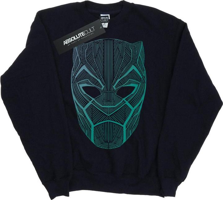 Black Panther Tribal Mask Sweatshirt Jungen