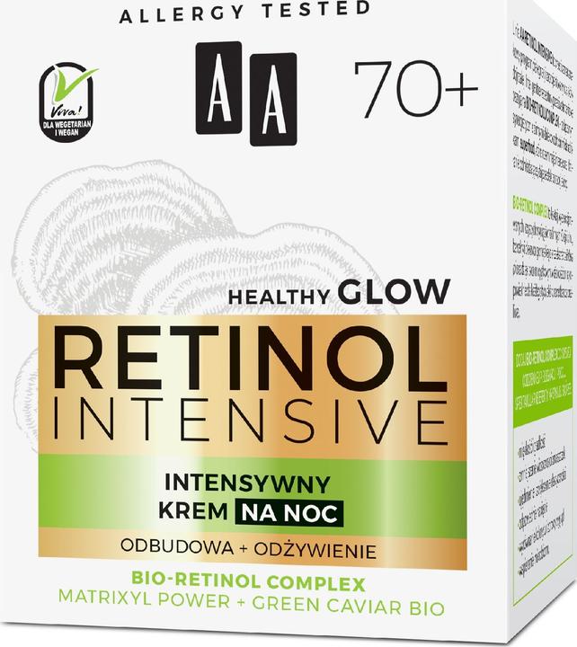 Immagine prodotto Oceanic Crema notte nutriente al retinolo intensivo 70+ 50ml (50 ml, Crema notte)