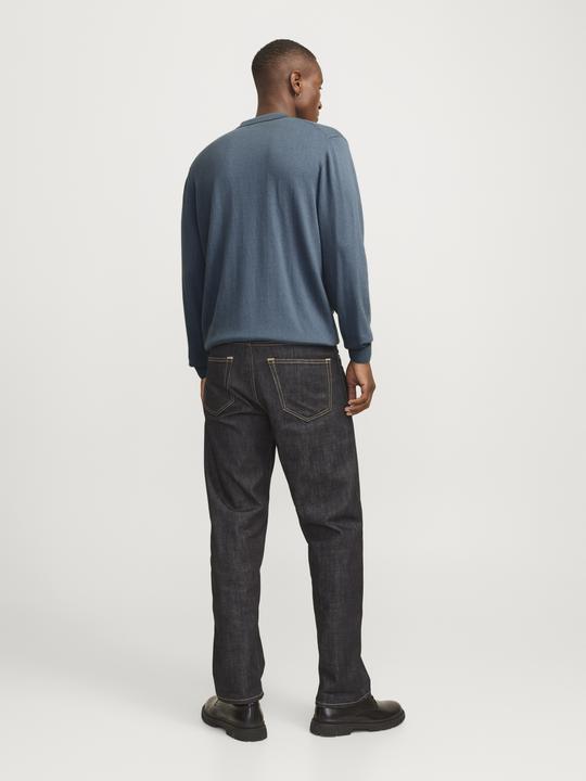Actual product image Jack & Jones Jjeemil Knit Polo Half Zip Ls Noos (L)
