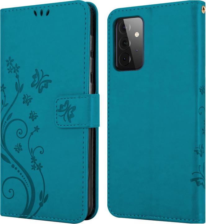 Produktbild Cadorabo Flower Book Hülle (Samsung Galaxy A72, Samsung Galaxy A72 5G)