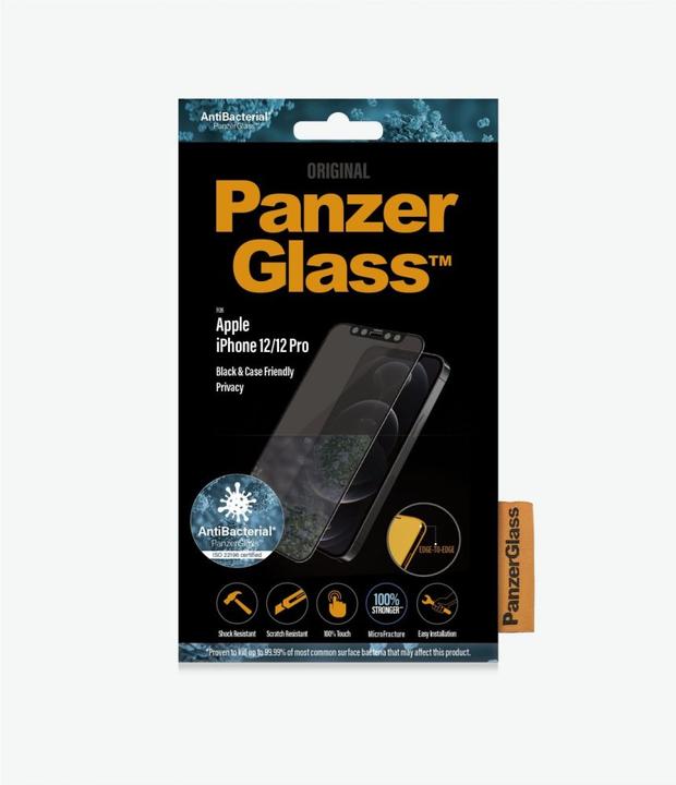 Produktbild PanzerGlass Case Friendly Privacy (1 Stück, Apple iPhone 12, Realme 12 Pro+)