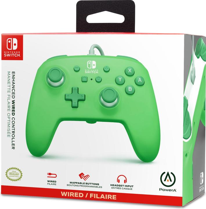 Actual product image PowerA - Enhanced Wired Controller for Nintendo Switch - Seafoam Green (Switch)