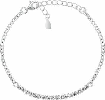 Immagine prodotto Brilio Argento - Bracciale a catena in argento Lambada CN008W - Lunghezza: 18 cm (18 cm)