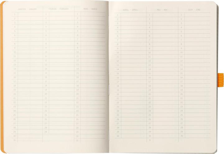 Image du produit Clairefontaine Carnets et cahiers Rhodiarama (A5, Quadrillé, Couverture rigide)