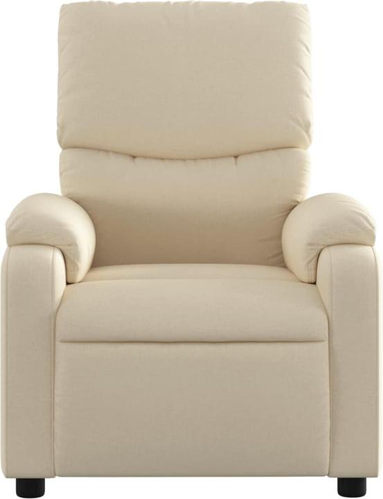 Immagine prodotto VidaXL Poltrona massaggiante in tessuto color crema,Colore: Crema,Materiale: Tessuto (100