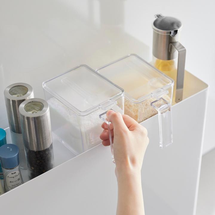 Actual product image Yamazaki Spice rack with drawer TOWER