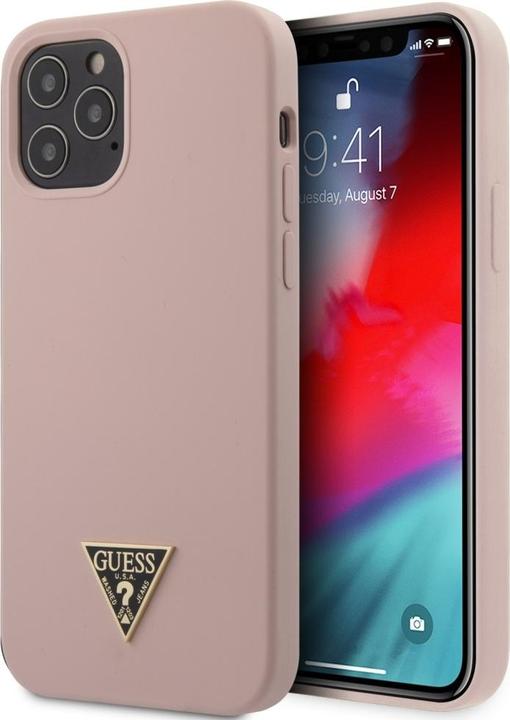 Actual product image Guess Hard Cover Silicone Triangle Logo (Apple iPhone 12 Pro, Apple iPhone 12)